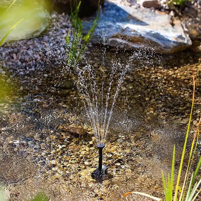 Pompe solaire pour bassin 5W 250 l/h - fontaine, Etang – Image 4