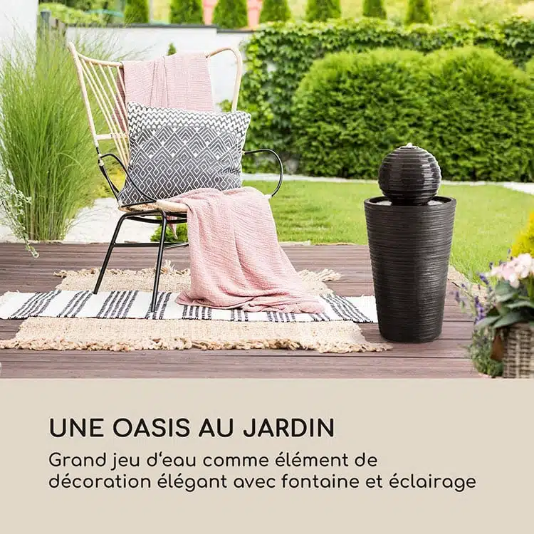 Fontaine de jardin Solaire, Pompe, Panneau solaire - CANDLE – Image 2