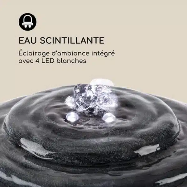 Fontaine de jardin Solaire, Pompe, Panneau solaire - CANDLE – Image 4