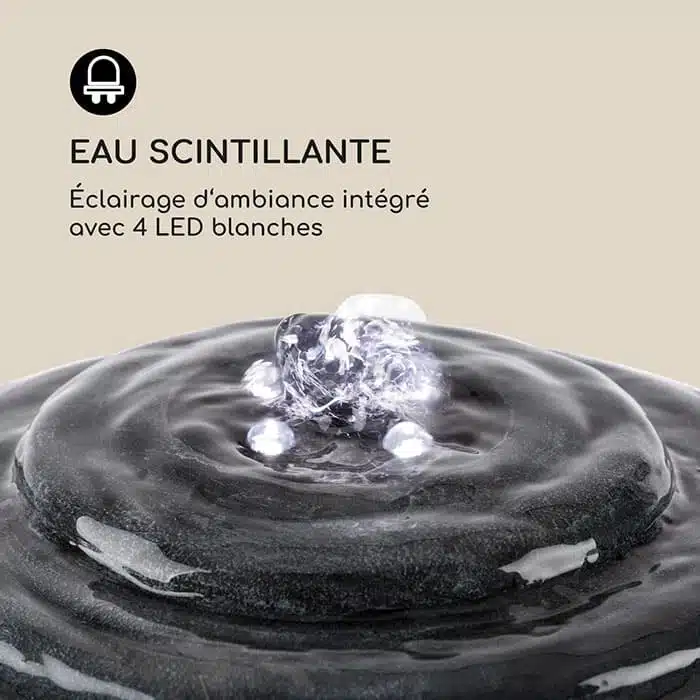 Fontaine de jardin Solaire, Pompe, Panneau solaire - CANDLE – Image 4